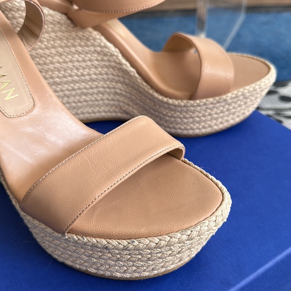 Stuart Weitzman Nude Wedges - Picture 4 of 8